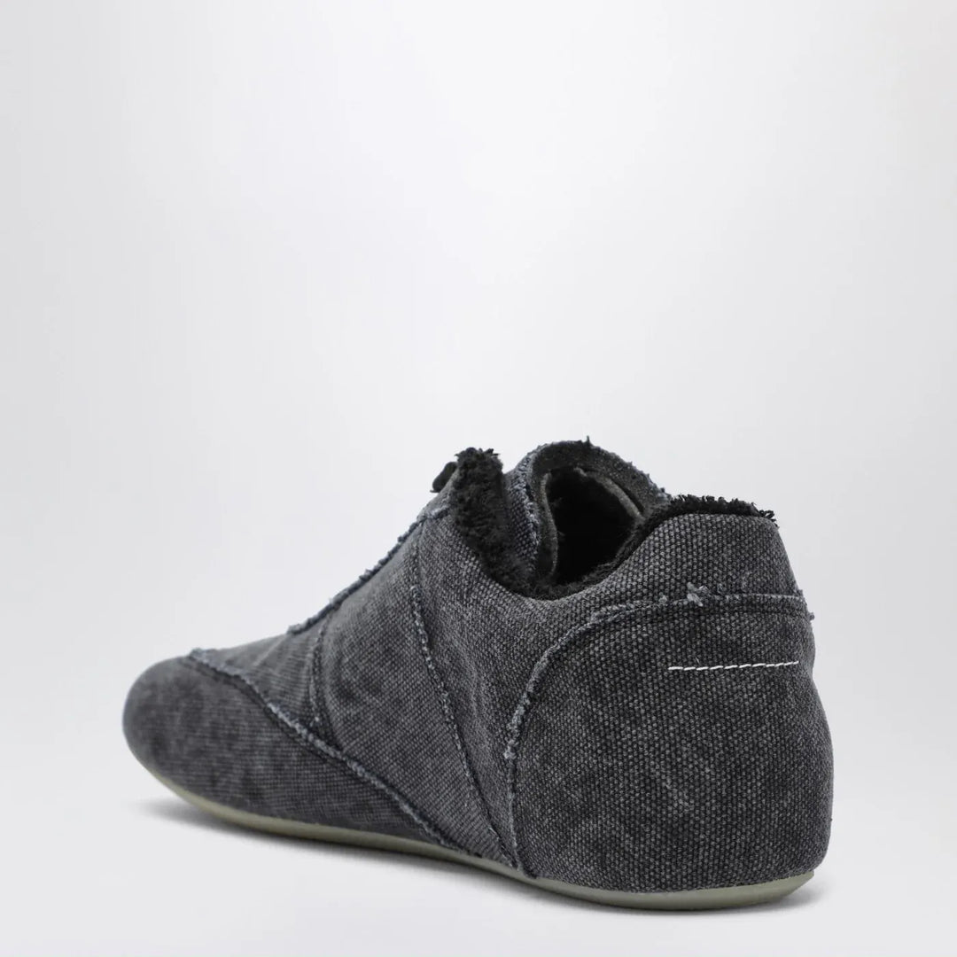 MM6 Maison Margiela - Anatomic Sneakers black canvas Brand Shoes