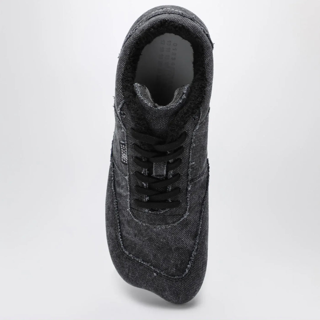 MM6 Maison Margiela - Anatomic Sneakers black canvas Brand Shoes