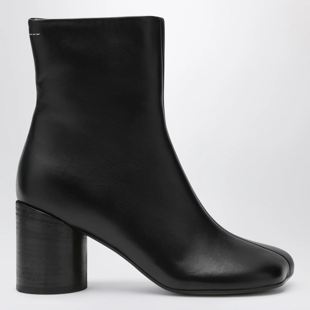MM6 Maison Margiela - Tabi ankle boots in nappa leather in black Brand Shoes 36 IT