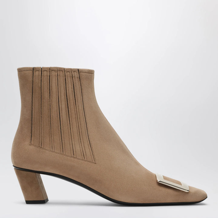 ROGER VIVIER - Belle Vivier suede ankle boots Brand Shoes 36 IT