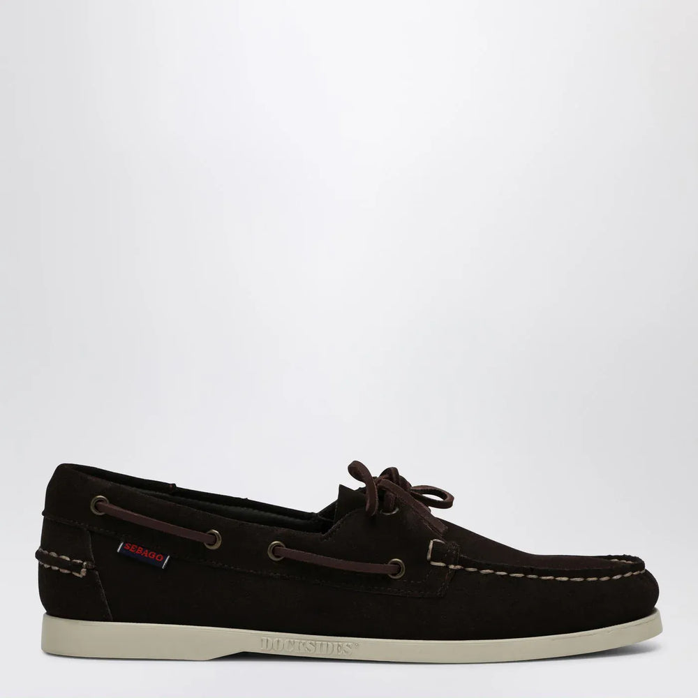 Sebago - Portland Flesh Out loafer brown in suede Brand Shoes 7 US