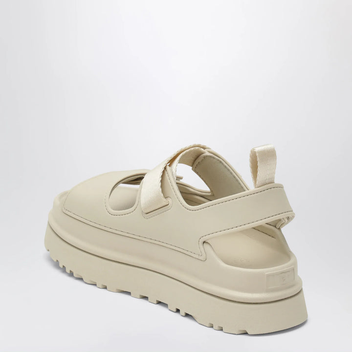 UGG - GoldenGlow platform EVA sandals in Sea Salt Brand Shoes