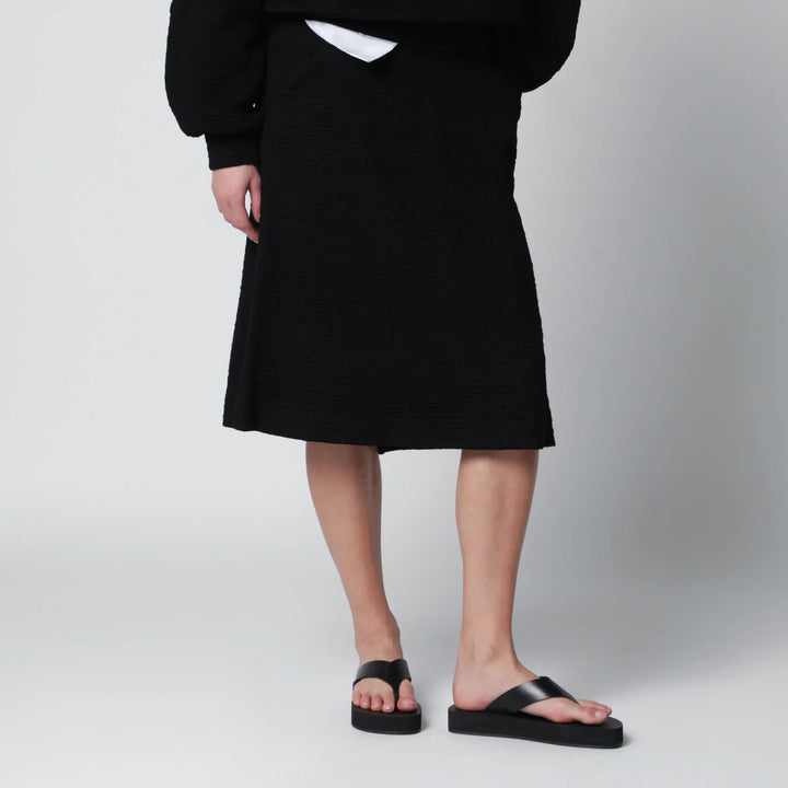 Dries Van Noten - Black viscose-blend skirt Brand Skirts