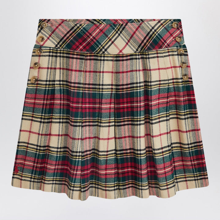 Skirts 7 Polo Ralph Lauren - Cream/red cotton twill tartan skirt Brand