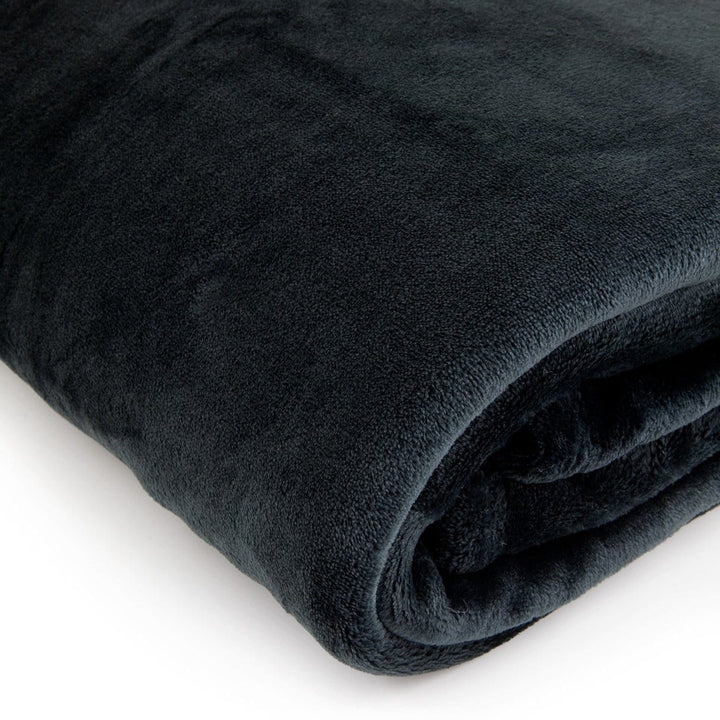 Brogo Throws Brogo Microfibre Supersoft Throw Charcoal Brand