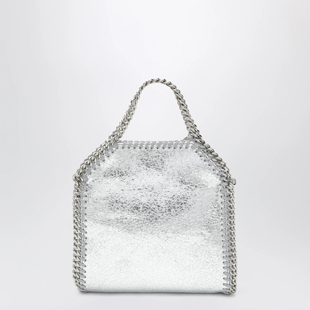 Stella McCartney - Falabella micro tote bag in silver Brand Tote Bag U
