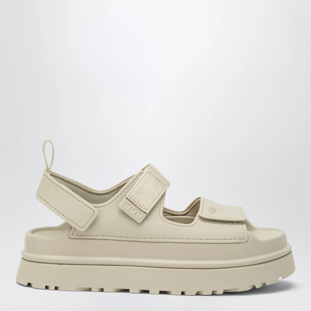 UGG - GoldenGlow platform EVA sandals in Sea Salt Brand 5 US
