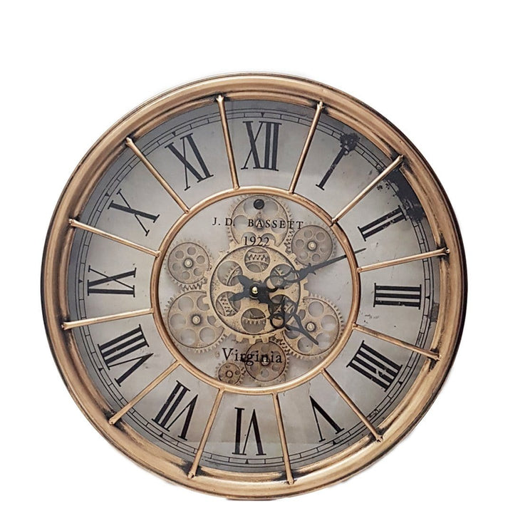 Chilli Wall Clock Basset Round Wall Clock Copper Brand