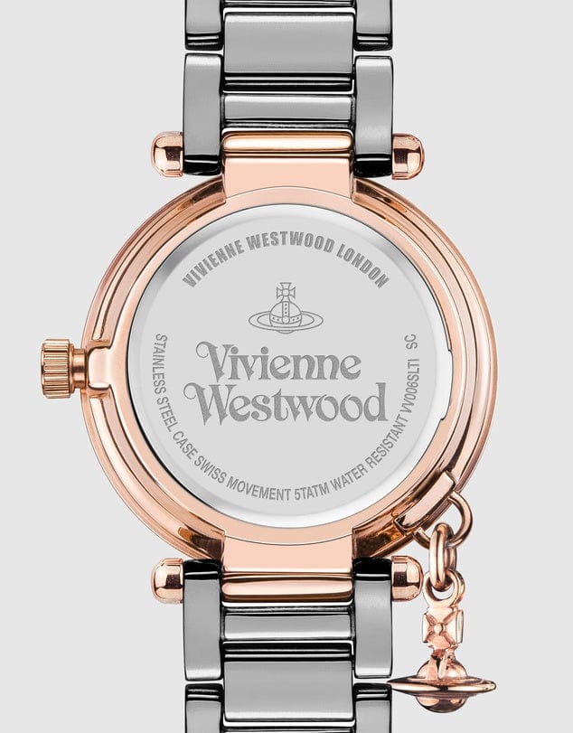 Vivienne Westwood Watch Vivienne Westwood Kensignton Watch Grey Dial & Titanium Plated Ceramic Bracelet Vivienne Westwood Kensignton Watch Grey I Designer Watches For Women  Brand