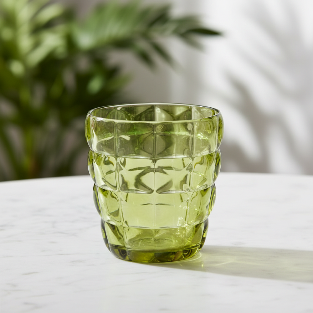 Diamante Tumbler Light Green – Marble