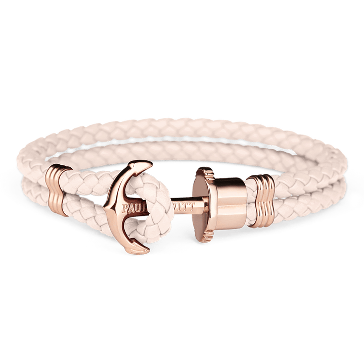 Paul Hewitt Bracelet Paul Hewitt Phrep Leather Rose Gold / Pink Rose Bracelet - XS Brand